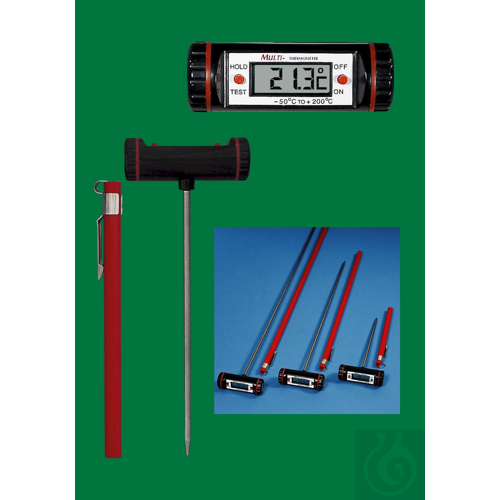 Elektron. Digital Therm., Multi, -50...+200:0,1°C,